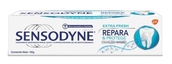 Sensodyne Crema Dental Extra Fresh "Repara & Protege" x 100 g Farmex